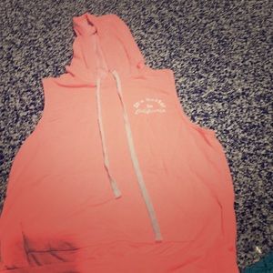 Rue 21 xs cutoff sleeve hoodie
